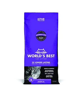 Worlds Best Cat Litter, Scented Clumping Litter Formula for Multiple Cats, 28-Pounds