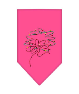 Mirage Pet Products Wreath Rhinestone Bandana Small Bright Pink