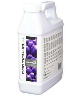 continuum Aquatics Reef Micro Fuel - Organic carbon Source for Accelerated Bacterial growth for Live coral & Reef Aquaria 2 Liter