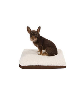 Back Support Systems Dog Bed Organic Small chocolateBrown