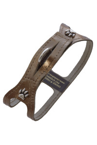 ChokeFree Pet Shoulder Collar, 17", Metallic Bronze