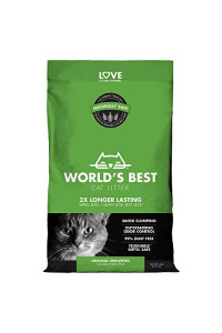 Worlds Best Cat Litter Clumping Formula, 14-Pound Bag