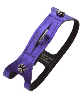 ChokeFree Pet Shoulder Collar, 27", Metallic Purple