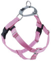 2 Hounds Design Freedom No Pull Dog Harness | Adjustable Gentle Comfortable Control for Easy Dog Walking | for Small Medium and Large Dogs | Made in USA | Leash Not Included | 1" MD Rose