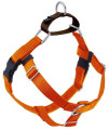 2 Hounds Design Freedom No Pull Dog Harness | Adjustable Gentle Comfortable Control for Easy Dog Walking | for Small Medium and Large Dogs | Made in USA | Leash Not Included | 1" MD Rust