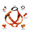 2 Hounds Design Freedom No Pull Dog Harness | Adjustable Gentle Comfortable Control for Easy Dog Walking | for Small Medium and Large Dogs | Made in USA | Leash Not Included | 1" LG Rust