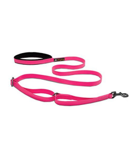 OllyDog Tilden Dog Leash, Fixed 6 ft Length, Lightweight, Durable and Comfortable for Everyday Use, Waterproof and Odor Resistant, Great for Small, Medium, or Large Dogs That Love to Swim (Pink)