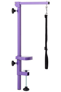 Master Equipment color Foldable grooming Arm for Pets Purple