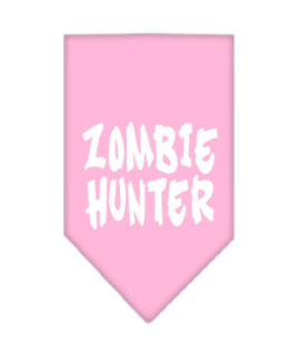Mirage Pet Products Zombie Hunter Screen Print Bandana Small Light Pink