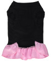 Mirage Pet Products 57-54 MDBKPK 12 Zombie Hunter Screen Print Dress Black with Light Pink, Medium