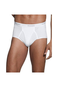 Hanes Ultimate mens Ultimate Tagless With comfortflex Waistband - Multiple Packs and colors briefs underwear, White 7 Pack, Medium US