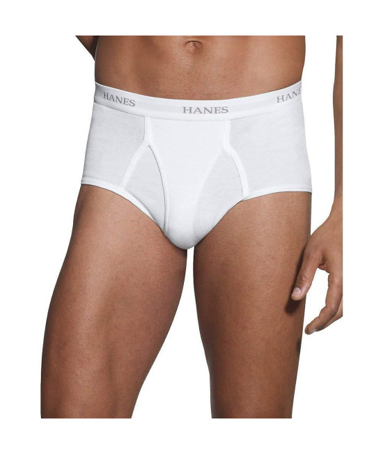 Hanes Ultimate mens Ultimate Tagless With comfortflex Waistband - Multiple Packs and colors briefs underwear, White 7 Pack, Medium US
