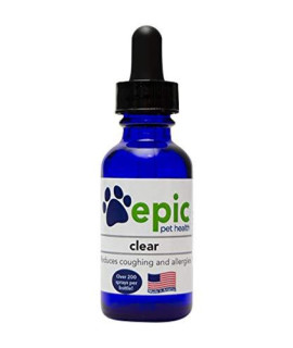 clear - Reduces Allergies and coughing Natural Electrolyte Supplement for Healthy Immune System in All Animals Works Quickly Easy to Use Flavorless Spray (2 oz Dropper)