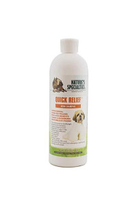 Nature's Specialties Quick Relief Anti-Microbial Medicated Dog Neem Shampoo Concentrate for Pets, Natural Choice for Professional Groomers, Helps Relieve Itching, Made in USA, 16 oz