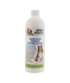 Natures Specialties Dog Conditioner Spray Concentrate for Pets, Concentrate 15:1, Made in USA, Quicker Slicker, 16oz