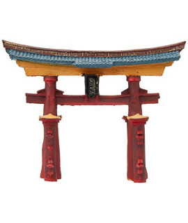 Blue Ribbon Ble Ornmt Japanese Torii Gate