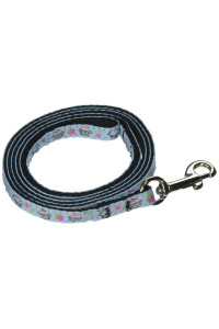 Mirage Pet Products cupcakes Nylon Ribbon Leash for Pets 38-Inch by 4-Feet Baby Blue