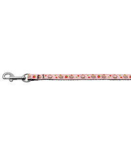 Mirage Pet Products cupcakes Nylon Ribbon Leash for Pets 38-Inch by 4-Feet Light Pink