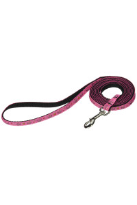 Mirage Pet Products cupcakes Nylon Ribbon Leash for Pets 38-Inch by 6-Feet Bright Pink