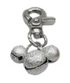 Mirage Pet Products Lobster claw Bell charm for Pets Silver