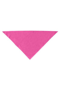 Mirage Pet Product Plain Bandana Bright Pink Large