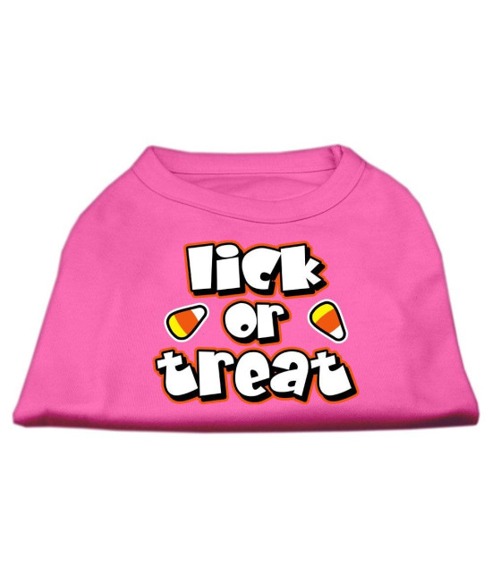 Mirage Pet Products Lick Or Treat Screen Print Shirts Bright Pink XL (16)