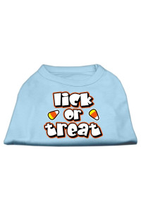 Mirage Pet Products Lick Or Treat Screen Print Shirts Baby Blue XS (8)