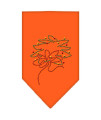 Mirage Pet Products Wreath Rhinestone Bandana Small Orange