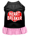 Mirage Pet Products 58-05 XXXLBKPK 20 Heart Breaker Dresses Black with Light Pink, 3X-Large