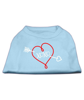 Mirage Pet Products XOXO Screen Print Shirt Baby Blue Med (12)