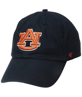 Ncaa Auburn Tigers 47 Clean Up Adjustable Hat, Navy, One Size