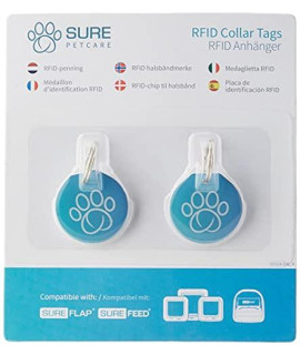 Sure Petcare - Sureflap - Surefeed Pack Of Two Sureflap Rfid Collar Tags