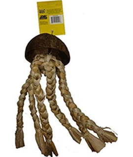 A&E Cage Company HB46664 Java Wood Jelly Fish Assorted Bird Toy, 15 by 4