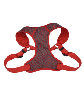 Coastal - Comfort Soft - Sport Wrap Adjustable Dog Harness, Grey with Red, 1 x 28-36