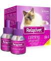 Relaxivet cat calming Diffuser Refill Pet Anti Anxiety Products - Feline calm Pheromones cats Stress Relief comfort Help with Pee, New Zone, Aggression, Fighting with Dogs Other Behavior