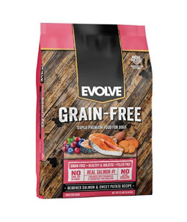 Evolve Grain Free Deboned Salmon and Sweet Potato Recipe Dog Food, 12lb