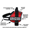 Doggie Stylz Service Dog Harness No Pull Vest 2 Reflective Removable Dog Patches Hook and Loop Straps and Handle - 6 Sizes from XXS for Small Dogs to XXL Harness for Large Dogs