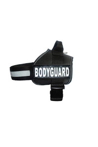 Body Guard Service Dog Vest Harness with Removable Patches. Purchase Comes with 2 Body Guard Reflective Removable Patches. Please Measure Your Dog Before Ordering.