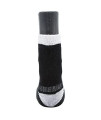 Woodrow Wear, Power Paws Greyhound Edition Advanced Dog Socks, Black Grey, L, Fits 70-95 pounds
