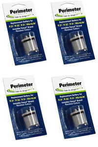 Perimeter Technologies Four Pack Dog Fence Batteries for Invisible Fence R21 or R51 Receiver Collars (4-Pack
