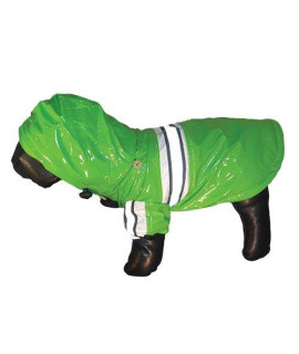 Pet Life Reflecta Glow PVC Raincoat