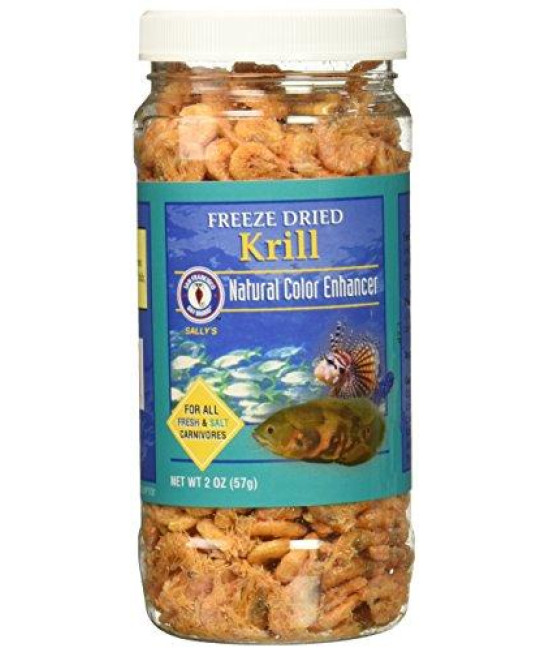 San Francisco Bay Brand Asf71320 Freeze Dried Krill For Fresh And Saltwater Carnivores, 56Gm