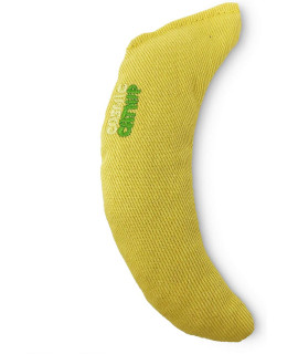 Cosmic Catnip 100% Catnip Filled Banana Toy (One Size) (Yellow)