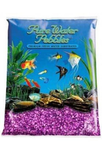 World Wide Imports Natures Ocean Pure Water Pebble Aquarium gravel - Purple Passion