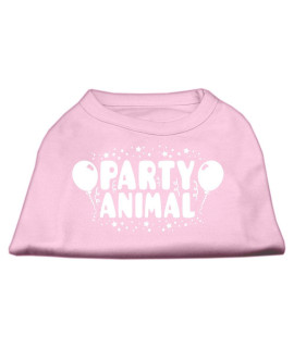 Mirage Pet Products Party Animal Screen Print Shirt Light Pink Med (12)