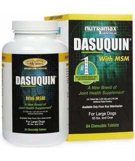 Dasuquin For Large Dogs 60 Lbs. & Over With Msm (84 Chews)