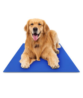 chillz cooling Mat For Dogs Extra Large Size cool Pad - Pressure Activated gel Dog cooling Mat - No Electricity or Refrigeration Required - Keep Your Pet cool This Summer - 37 x 31.5 Inches