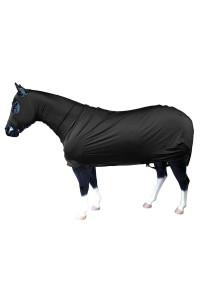 Sleazy Sleepwear for Horses Large Solid Full Body Black