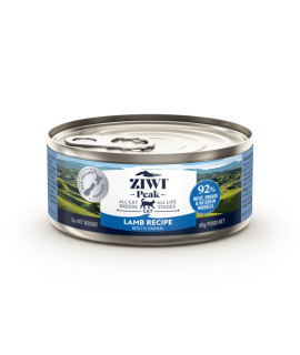 Ziwi Peak Canned Wet Cat Food - All Natural, High Protein, Grain Free, Limited Ingredient, With Superfoods (Lamb, Case Of 24, 3Oz Cans)