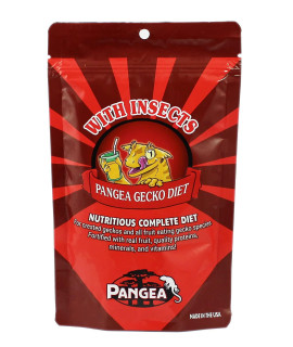 Pangea Fruit Mix with Insects crested gecko complete Diet 12 lb
